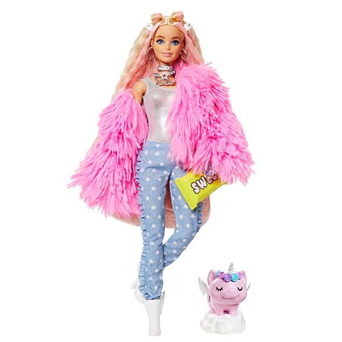 Boneca Barbie Extra com Animal de Estimação - Sweet Grn28 - MATTEL