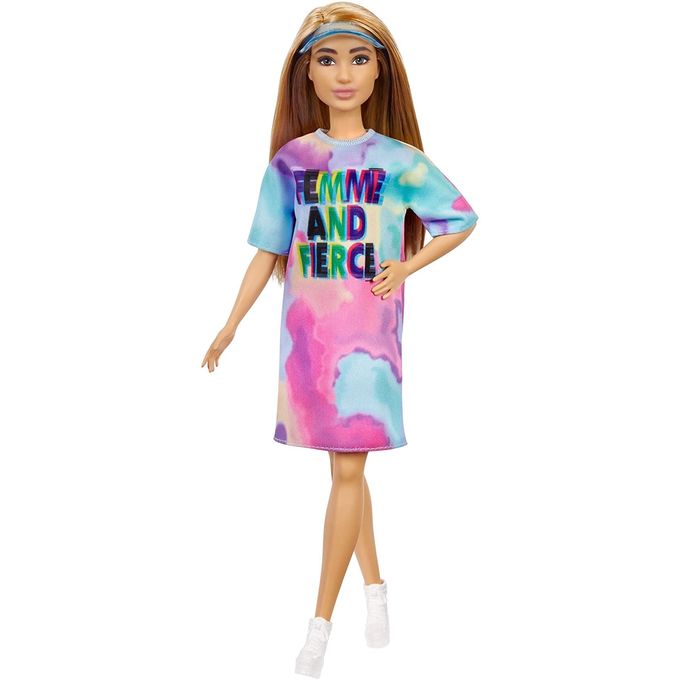 Boneca Barbie Fashionistas - Vestido Tie Dye Grb51 - MATTEL