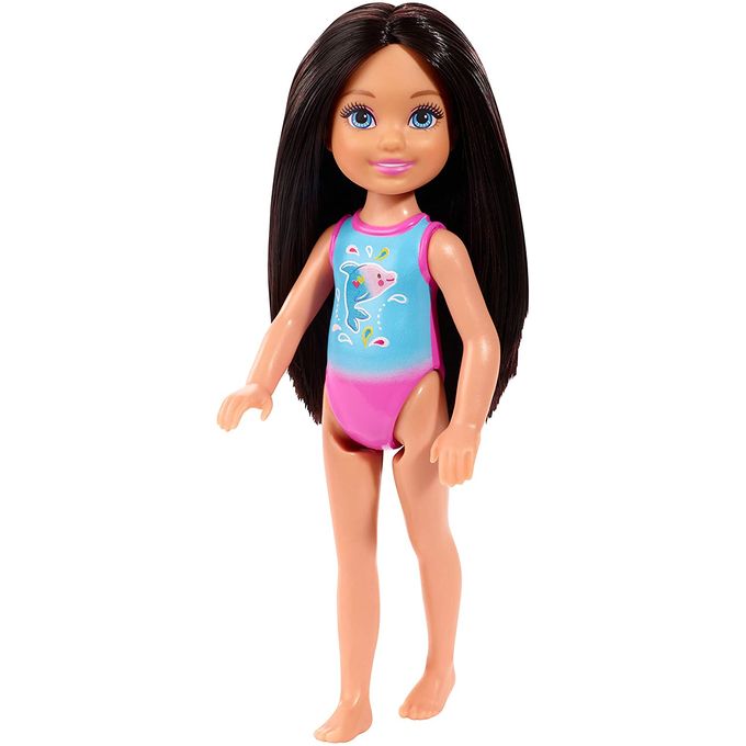 Boneca Barbie Chelsea Praia - Morena Gln69/gln71 - MATTEL