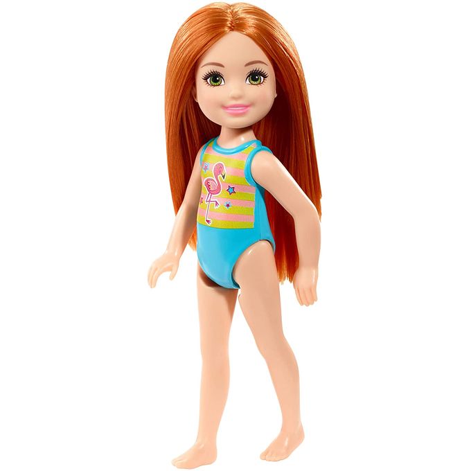 Boneca Barbie Chelsea Praia - Ruiva Gln69/gln72 - MATTEL