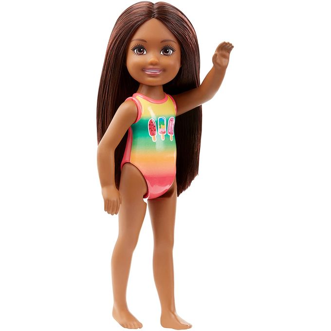 Boneca Barbie Chelsea Praia - Negra Ghv54/ghv56 - MATTEL