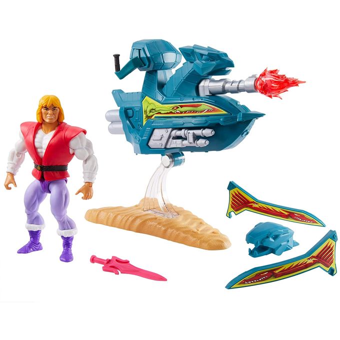 He-Man And The Masters Of The Universe - Veículo Jet Sled e Príncipe Adam Gpp30 - MATTEL