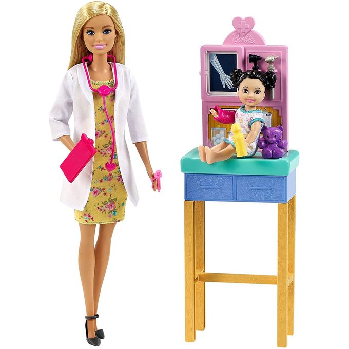 Boneca Barbie Pediatra Loira Gtn51 - MATTEL