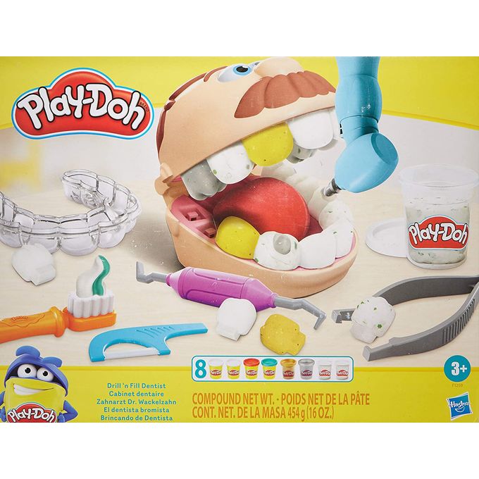 Massinha Play-Doh - Brincando de Dentista F1259 - Hasbro - HASBRO