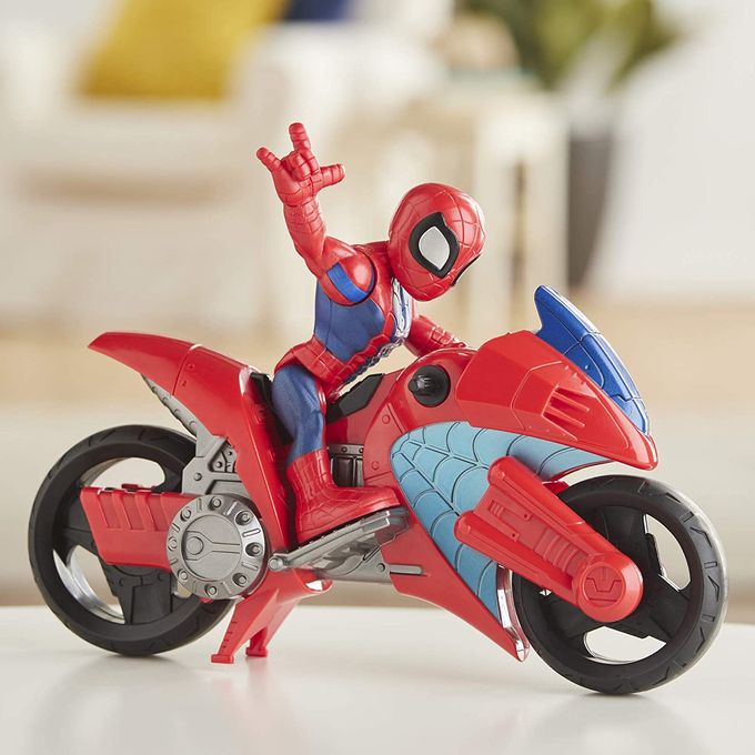 Marvel Super Hero Adventures - Moto do Homem Aranha com Boneco E7929 ...