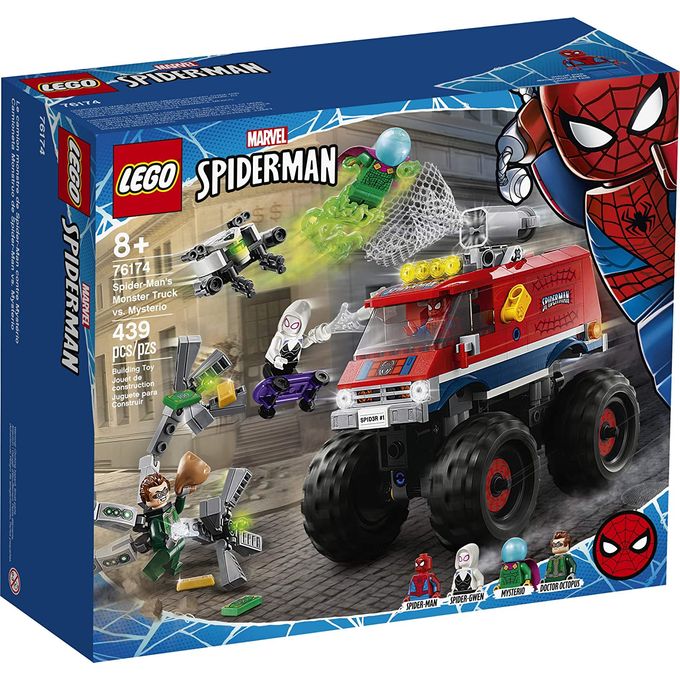 76174 Lego Super Heroes Homem Aranha - Caminho Gigante do Homem Aranha Contra Mysterio - LEGO