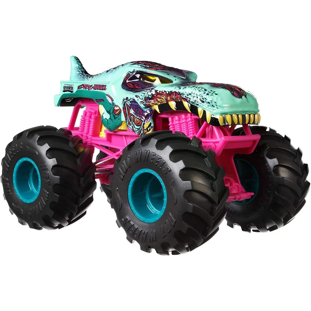 Hot Wheels - Monster Trucks 1:24 - Zombie-Wrex Gcx24 - MP Brinquedos