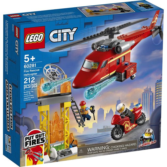 60281 Lego City - Helicptero de Resgate Dos Bombeiros - LEGO