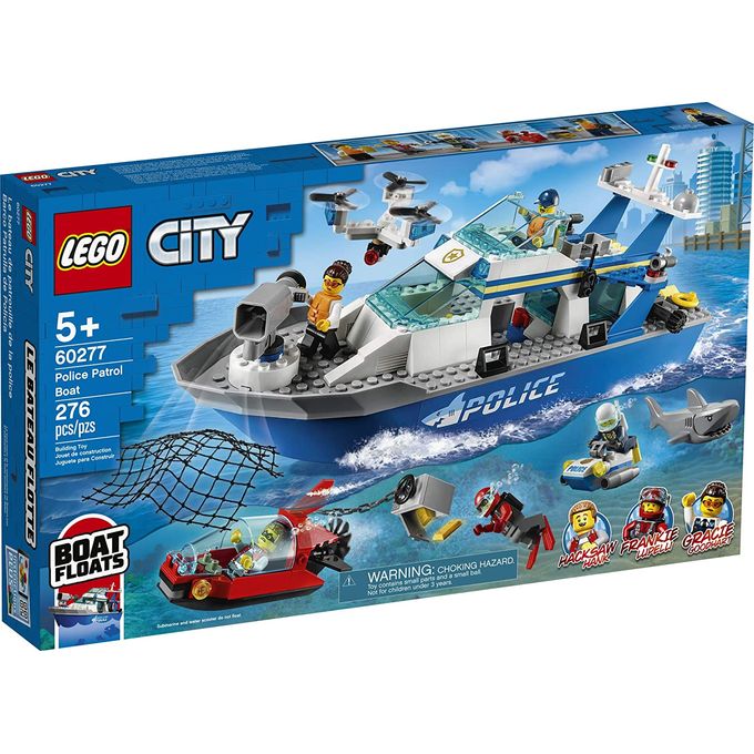 60277 Lego City - Barco da Patrulha da Pol�cia - LEGO
