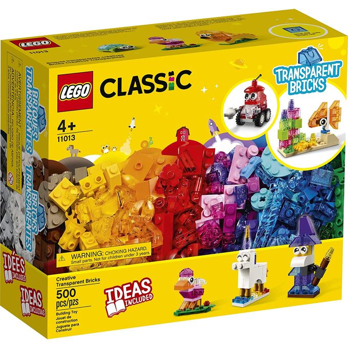 11013 Lego Classic - Blocos Transparentes Criativos - LEGO