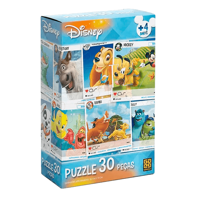 Puzzle 30 peças Disney - GROW