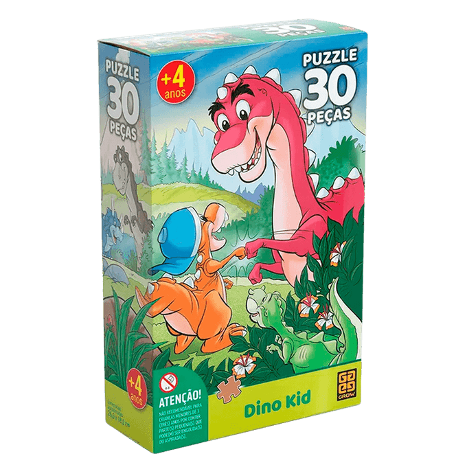 Puzzle 30 peças Dino Kid - GROW