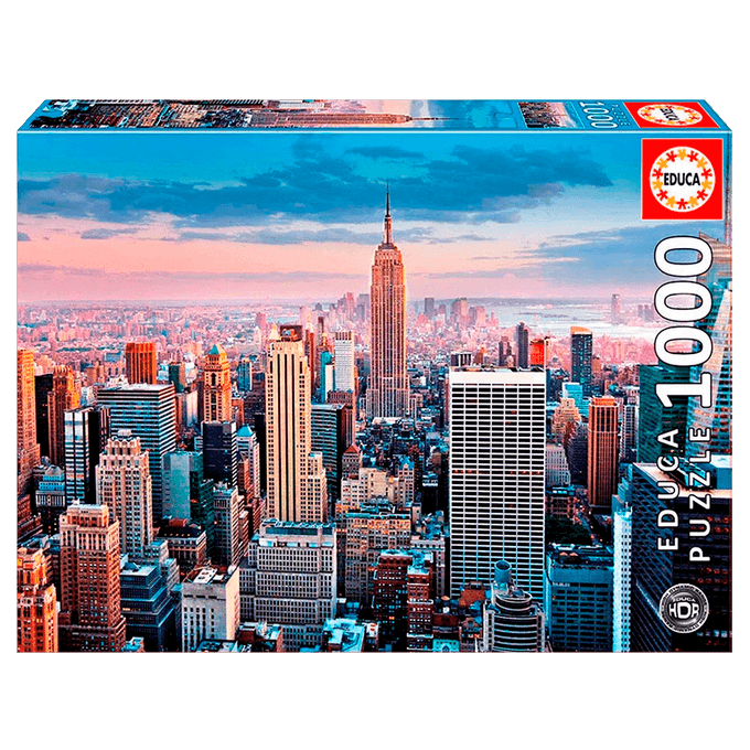 Puzzle 1000 peças Manhattan - New York - Educa - Importado - GROW