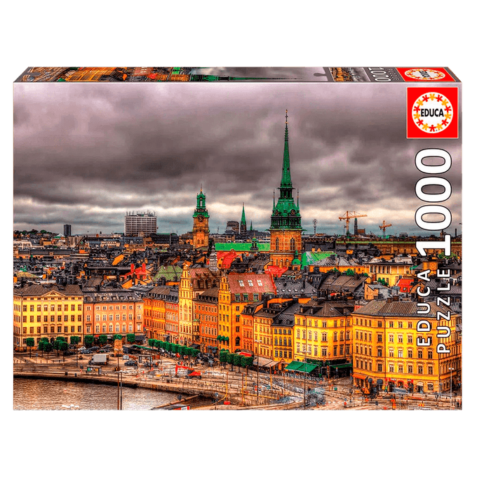 Puzzle 1000 peças Estocolmo - Educa Importado - GROW