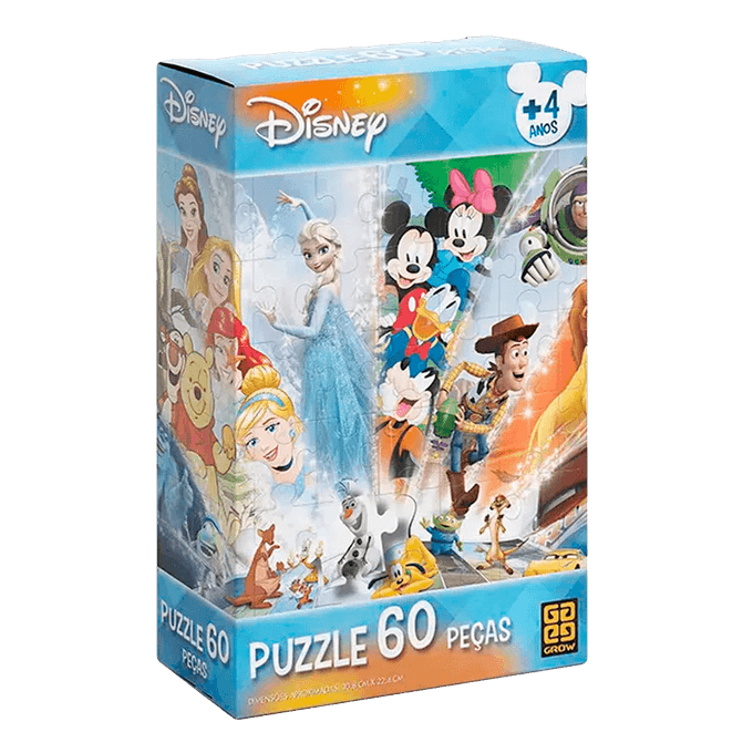 Puzzle 60 peças Disney - GROW