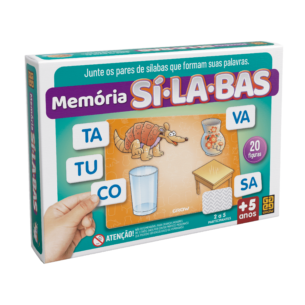 Jogo de Memória Sí-La-Bas - Grow - MP Brinquedos