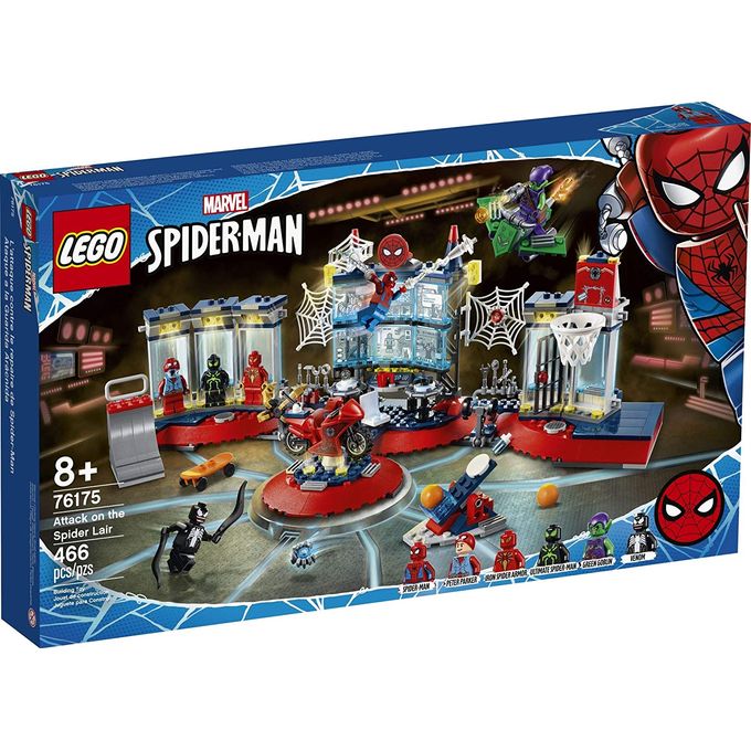 76175 Lego Super Heroes Homem Aranha - Ataque Ao Abrigo de Spiderman - LEGO