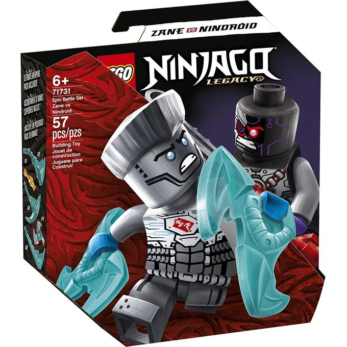 71731 Lego Ninjago - Conjunto de Combate Épico - Zane Contra Nindroid - LEGO