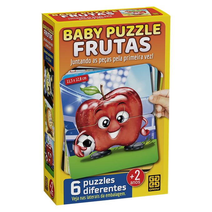 Quebra-Cabea Baby Puzzle - Frutas - Grow - GROW