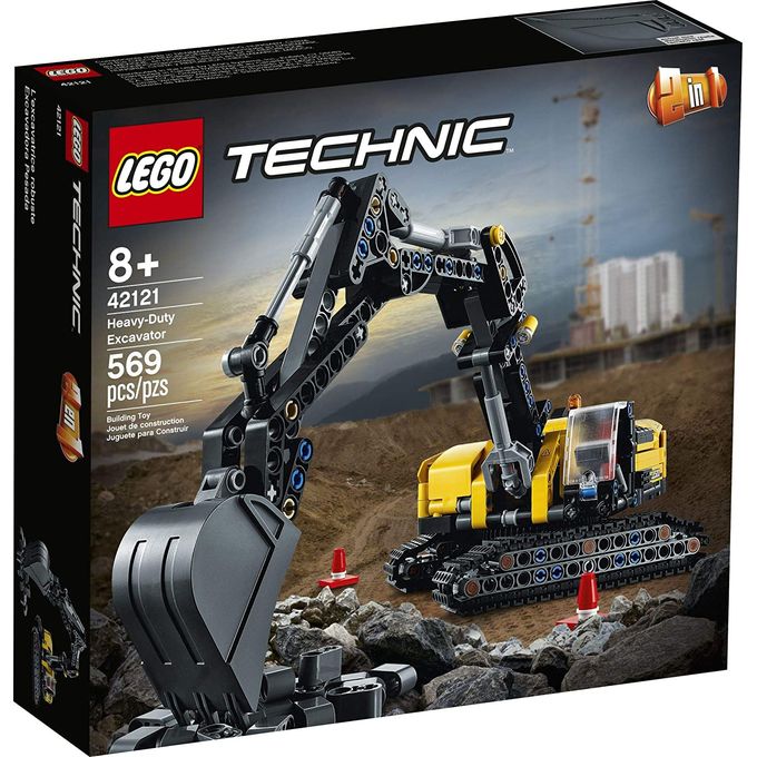 42121 Lego Technic - Escavadeira Para Trabalhos Pesados - LEGO