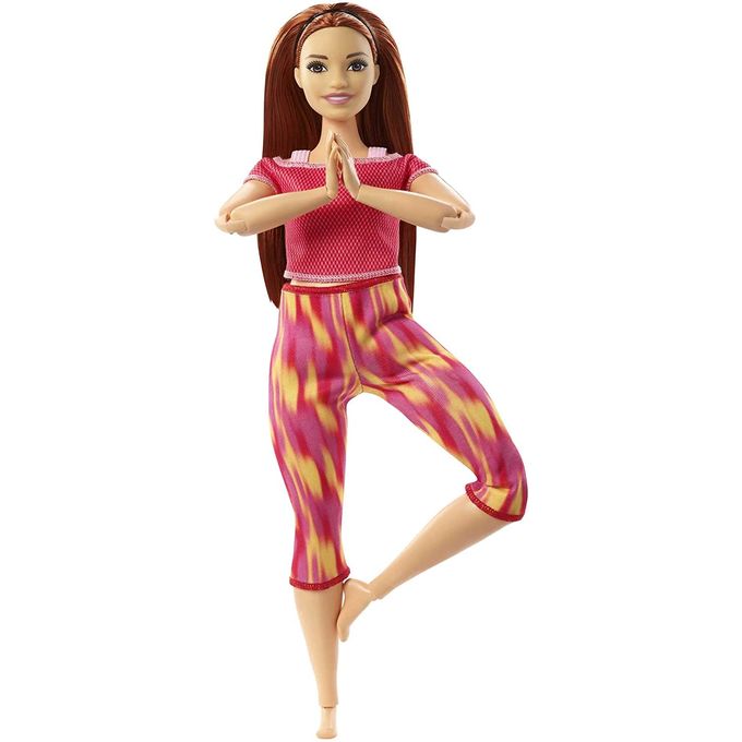 Boneca Barbie Feita Para Mexer - Movimentos - Ruiva Gxf07 - MATTEL