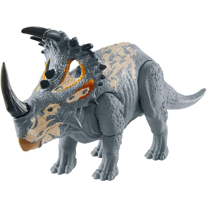 Jurassic World Dinossauro de brinquedo Sinoceratops Ruge, HDX43, Multicor  em Promoção no Oferta Esperta