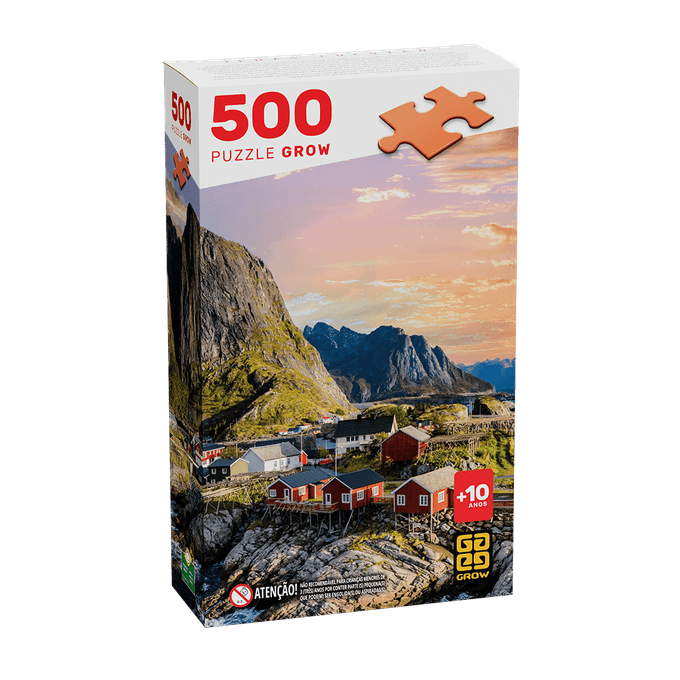 Puzzle 500 peças Ilhas Lofoten - GROW