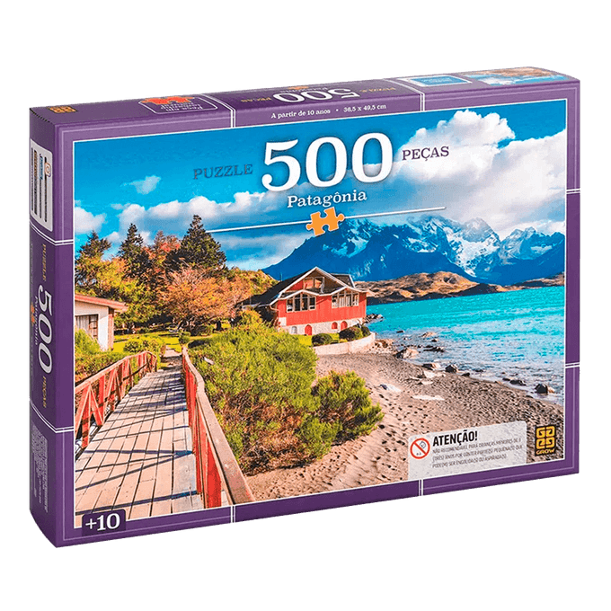 Puzzle 500 peças Patagônia - GROW