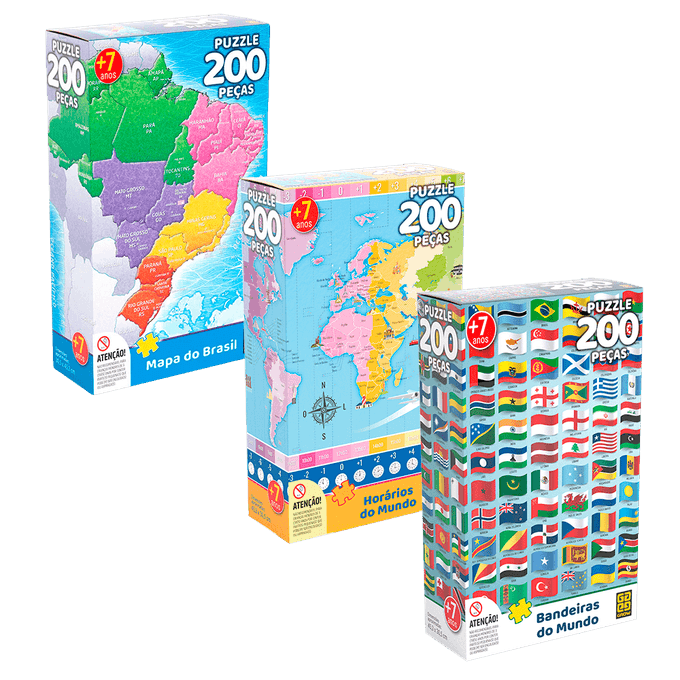 Combo Puzzles Mundo - GROW