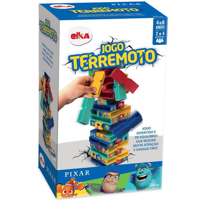 Jogo Terremoto - Disney Pixar - Elka - ELKA