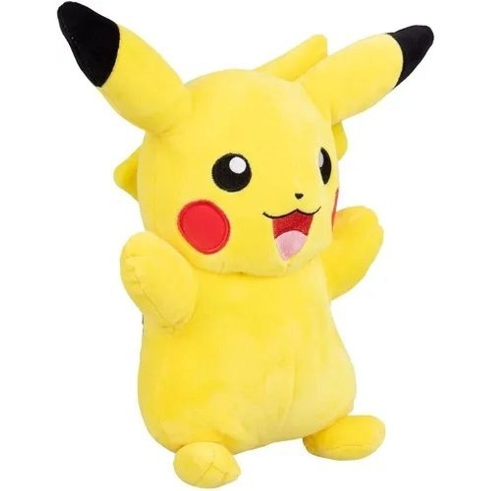 Pokemon - Pikachu Pelúcia com Luz e Som 30cm - Sunny - MP Brinquedos