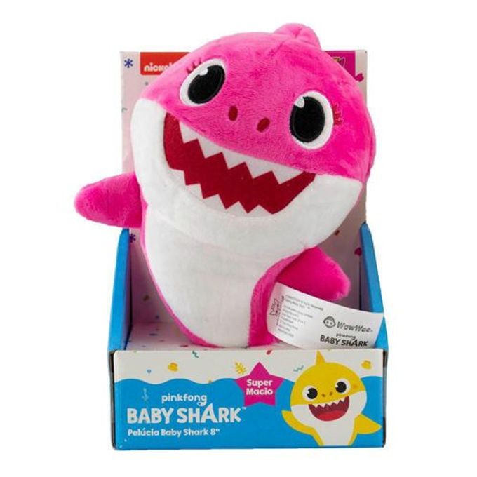Baby Shark - Pelcia 20cm - Tubaro Rosa - Sunny - SUNNY