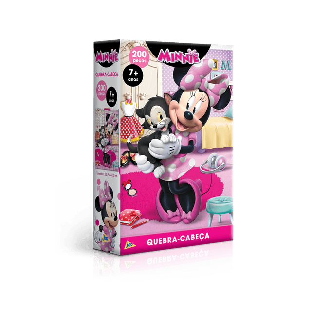 Quebra-Cabeça 200 Peças - Minnie Mouse - Toyster - TOYSTER