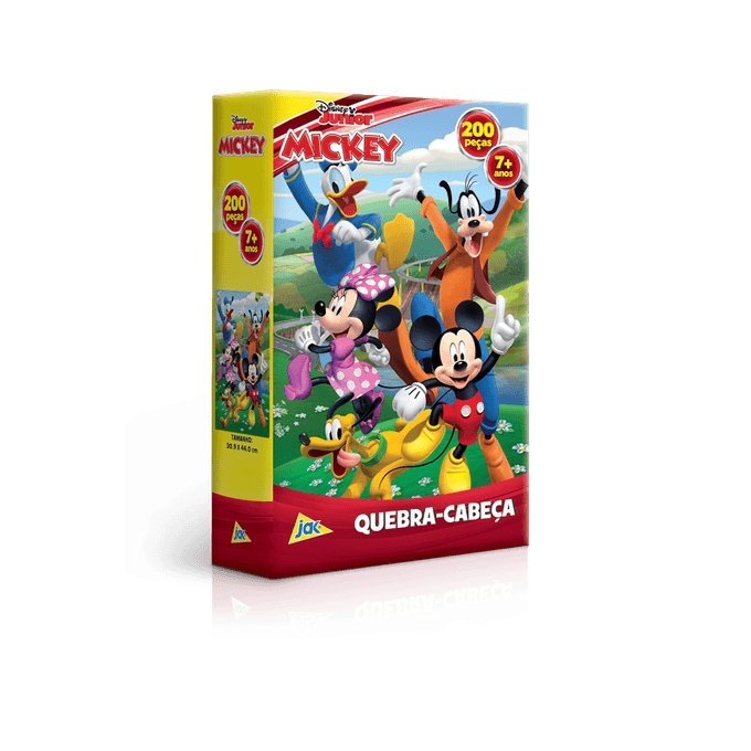 Quebra-Cabeça 200 Peças - Mickey Mouse - Toyster - TOYSTER