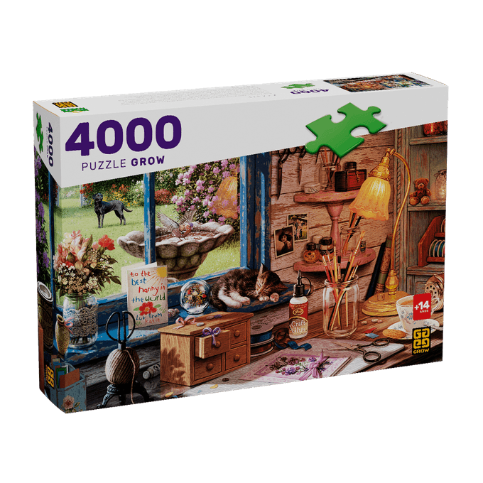 Puzzle 4000 peças Ateliê - GROW