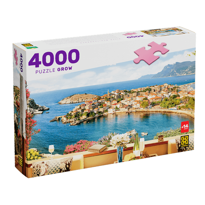 Puzzle 4000 peças Vista Mediterrânea - GROW