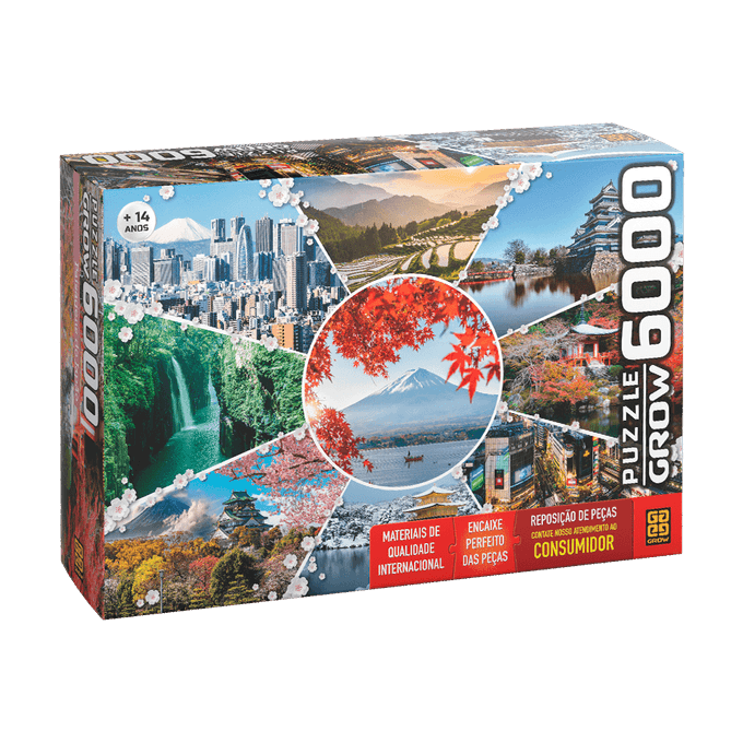 Puzzle 6000 peças Paisagens do Japão - GROW