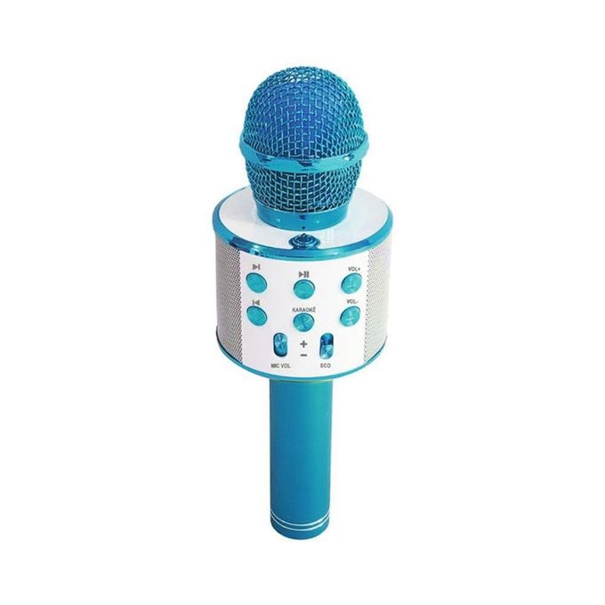 microfone-bluetooth-azul-conteudo microfone-bluetooth-azul-conteudo