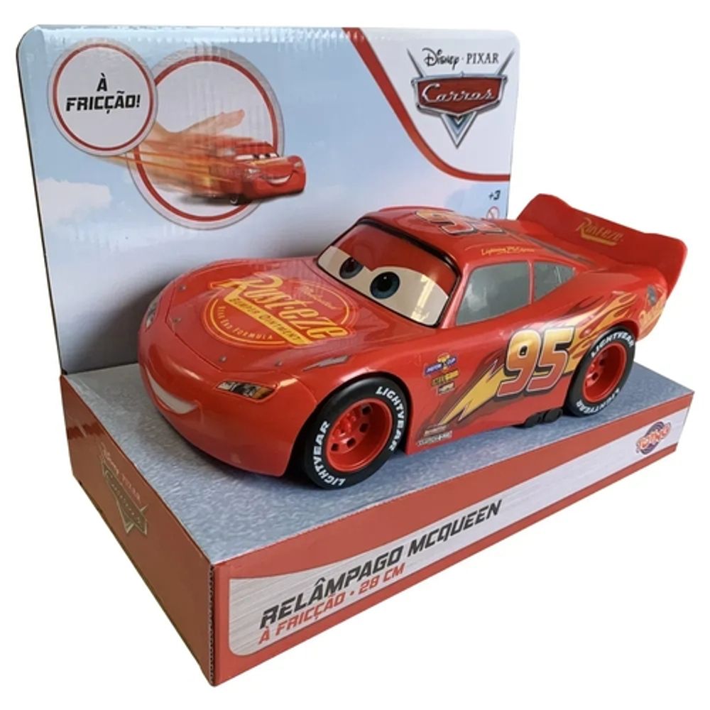 Carros - Carro Mcqueen Fricção 28cm - Toyng - MP Brinquedos