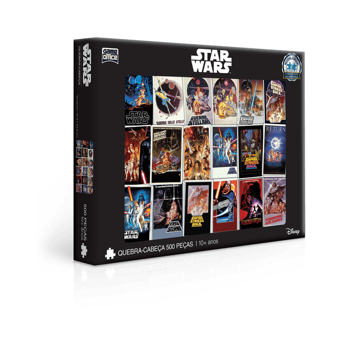 Quebra-Cabeça 500 Peças - Star Wars Posters - Toyster - TOYSTER