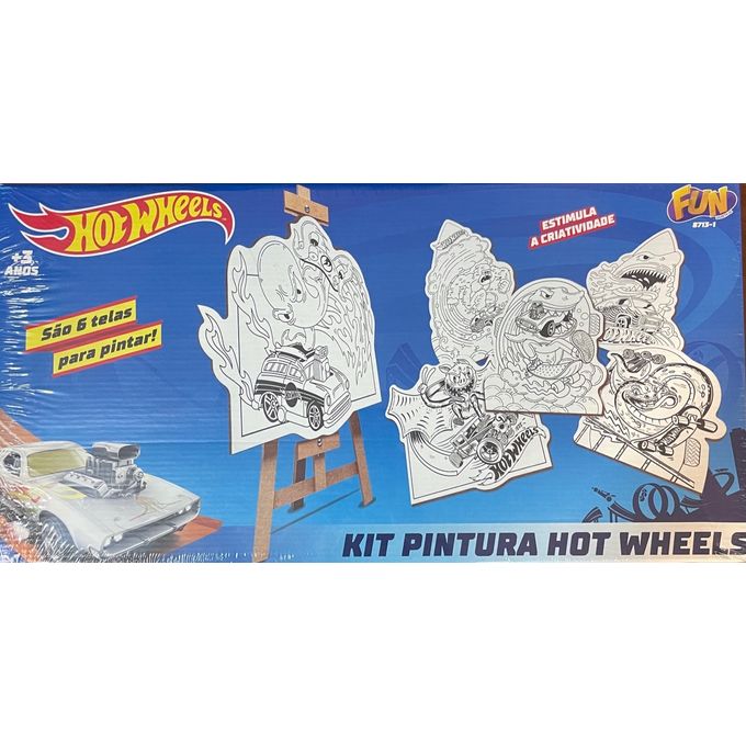 Hot Wheels Kit De Pintura Fun - F0057-1