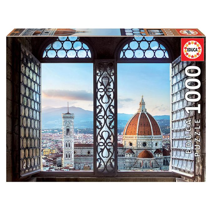 Puzzle 1000 peças Vista de Florência - Educa - Importado - GROW