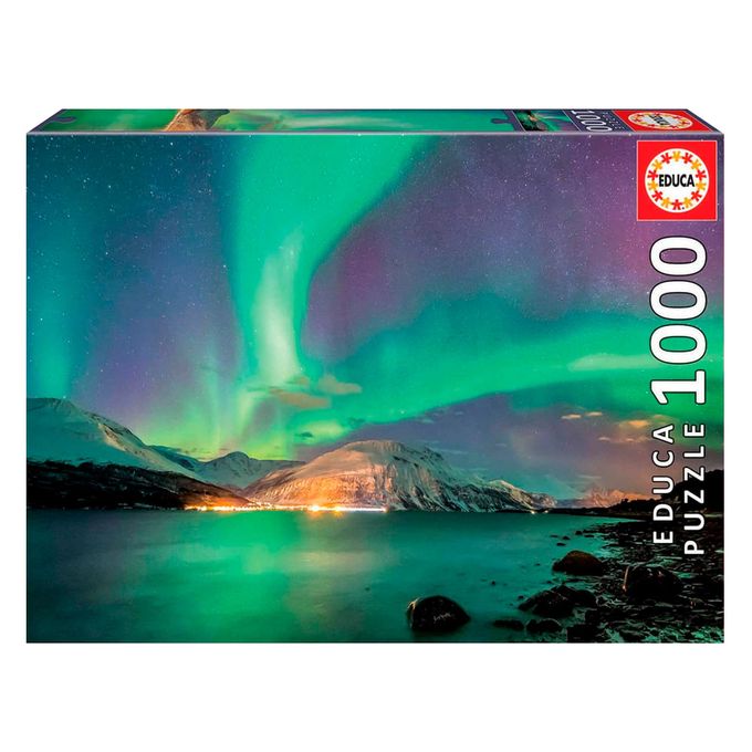 Puzzle 1000 peças Aurora Boreal - Educa - Importado - GROW