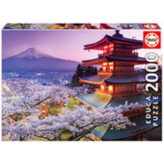 Puzzle 2000 peas Monte Fuji, Japo - Educa - Importado - GROW