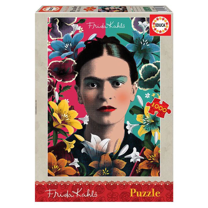 Puzzle 1000 peças Frida Kahlo - Educa - Importado - GROW