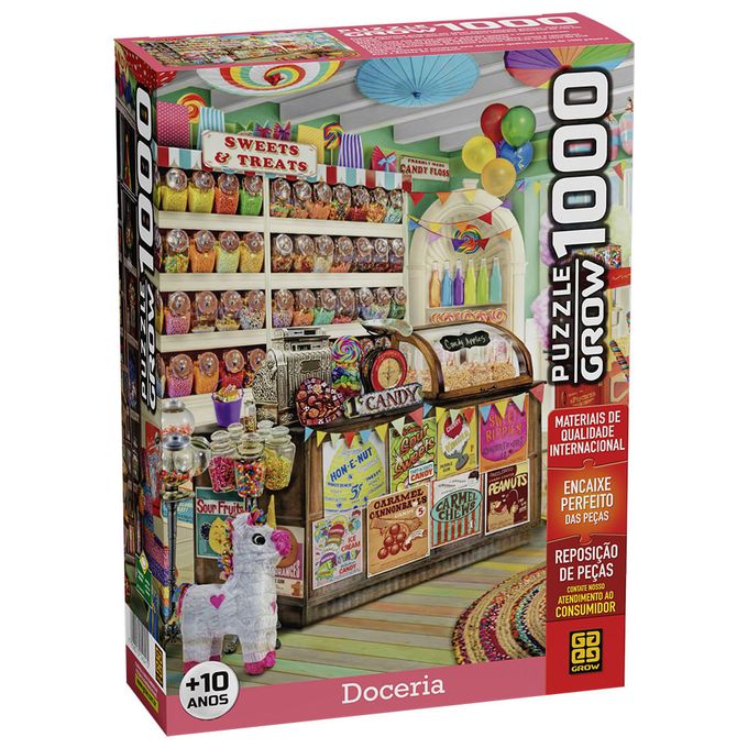 Puzzle 1000 peças Doceria - GROW