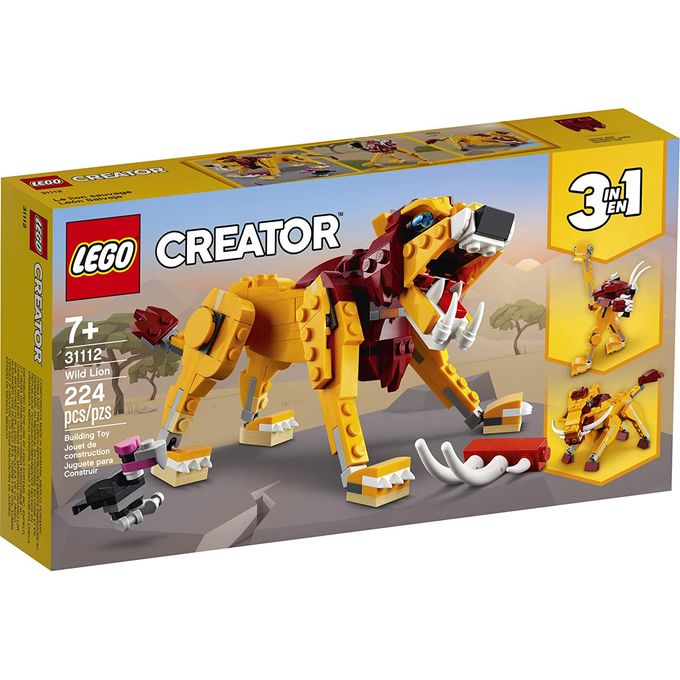 31112 Lego Creator - Leão Selvagem - LEGO