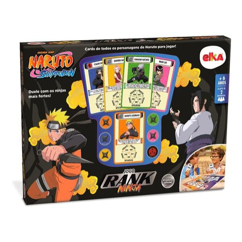 Naruto Shippuden - Jogo Rank Ninja - Elka - MP Brinquedos