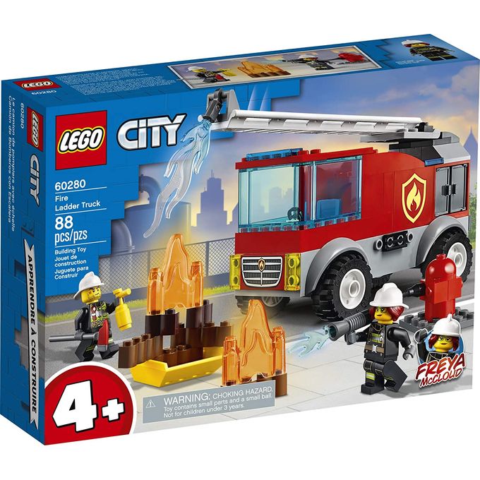 60280 Lego City - Caminhão Dos Bombeiros com Escada - LEGO