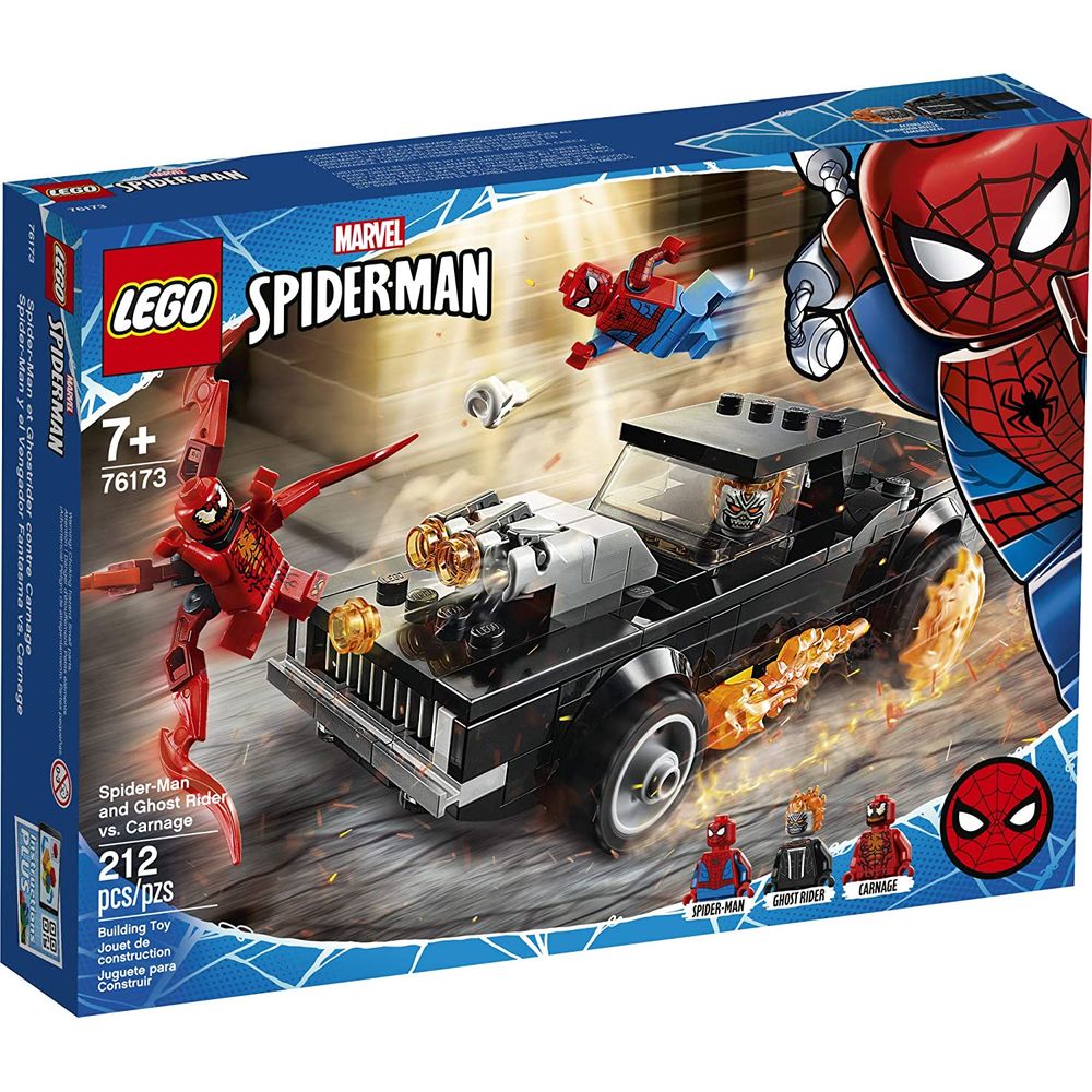 Spiderman Reune forças com Motoqueiro Fantasma - lego Super Heroes 76058 em  Promoção na Americanas